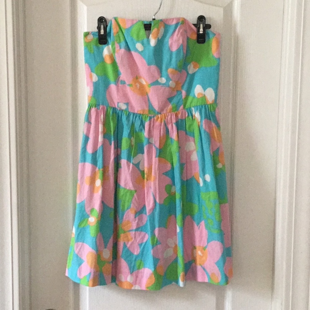 Lilly Pulitzer Strapless dress- size 6